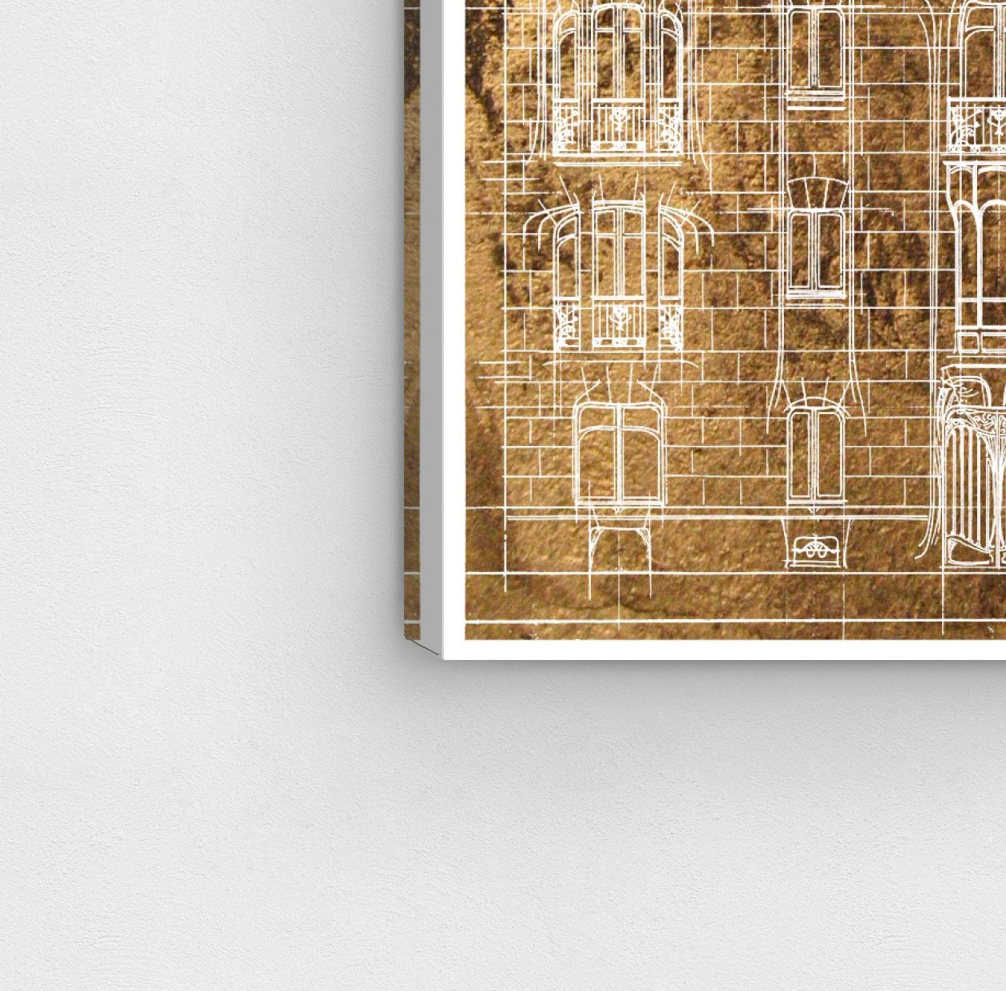 Oliver Gal Artist Co. 'Rue Moderne' Architecture Wall Art Canvas Print - 30