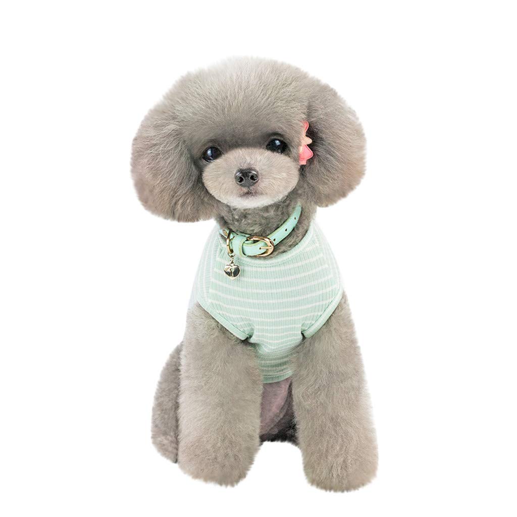 Cute Solid Color Dog Shirt for Spring & Summer - Pet Vest for Small Dogs
