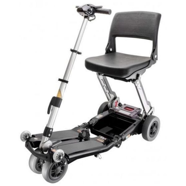 FreeRider USA Luggie Classic 2 Foldable Travel Scooter - Lightweight Mobility Scooter for Seniors & Adults - Perfect for Airports, Shopping Malls & Travel