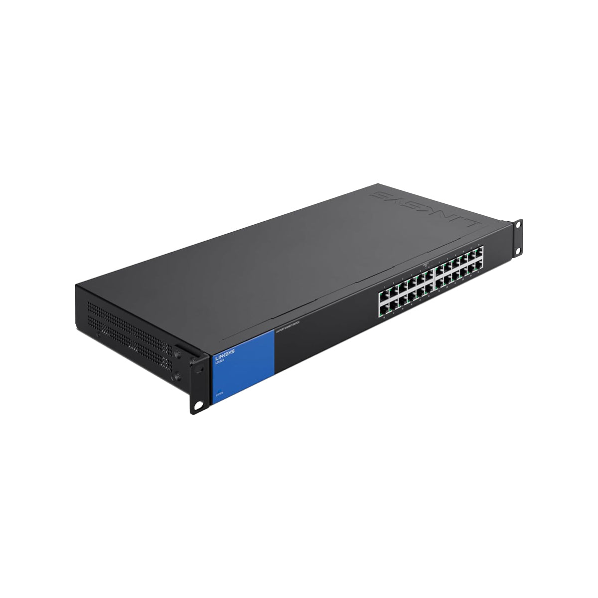 Linksys 24 Port Gigabit Unmanaged Ethernet Switch - High-Speed Network Hub for Home Office & Small Business Networking