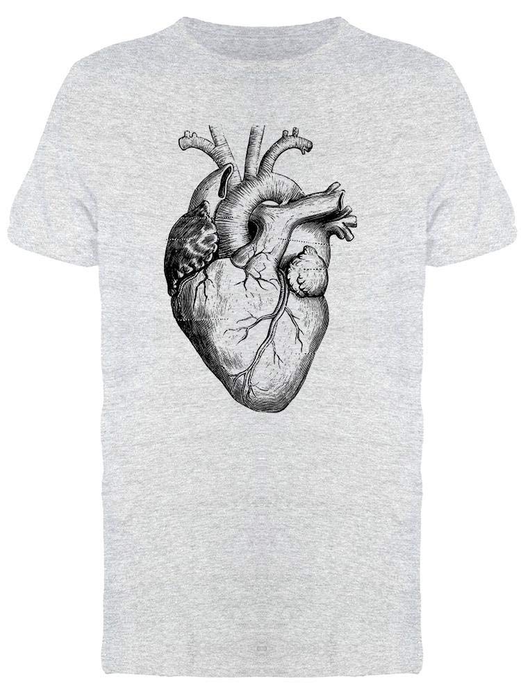 The Heart of Man Graphic T-Shirt for Men | Soft Cotton Crewneck Tee | Casual Streetwear & Everyday Comfort
