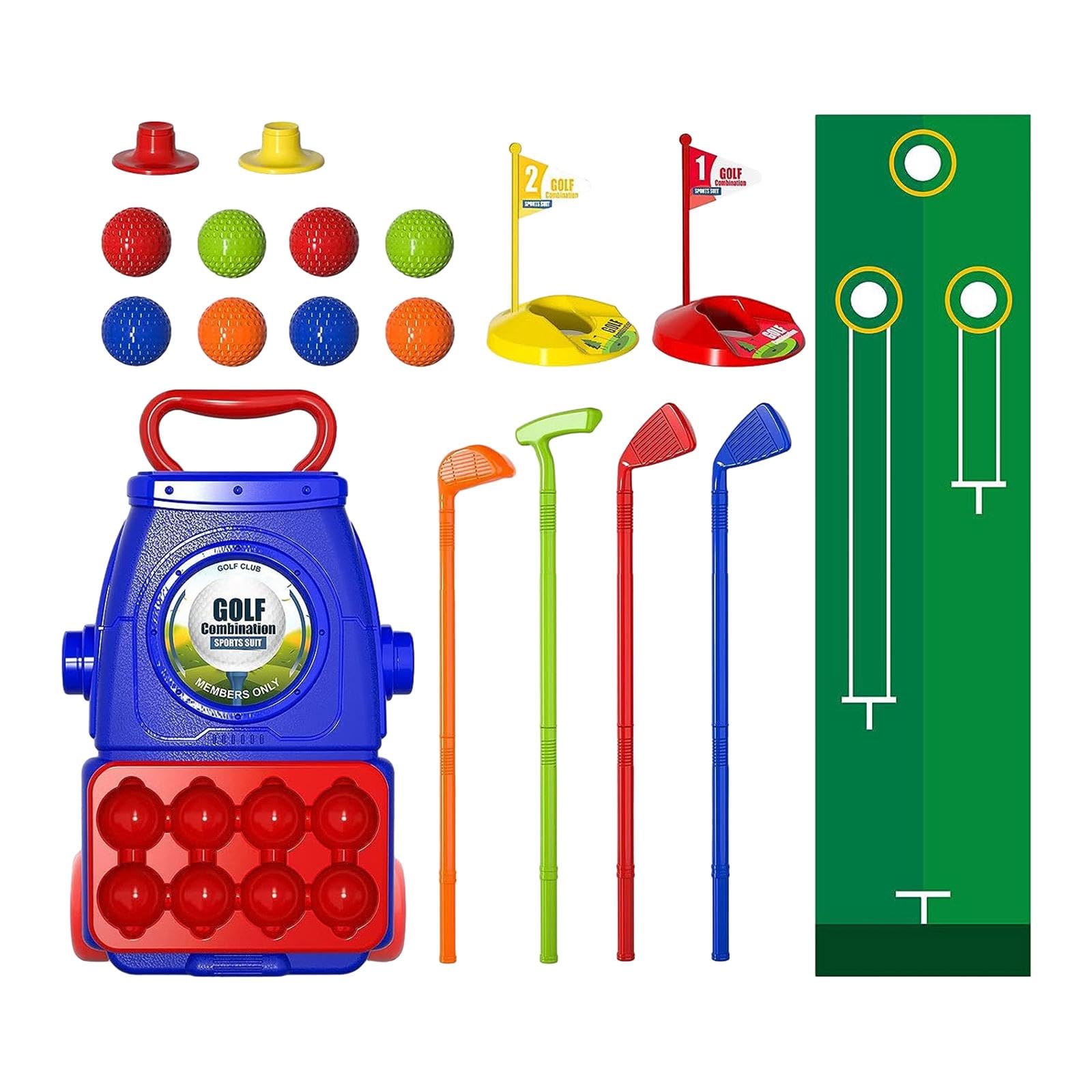 Kids Golf Set - Mini Putter Club for Children | Preschool Golf Toys for Indoor & Outdoor Practice | Perfect for Backyard, Garden & Playroom (Style A)