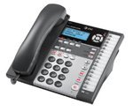 AT&T 1070 4-Line Expandable Corded Phone System with Caller ID, Call Waiting & Speakerphone - 1 Handset (Black/Silver) for Home & Office Communication