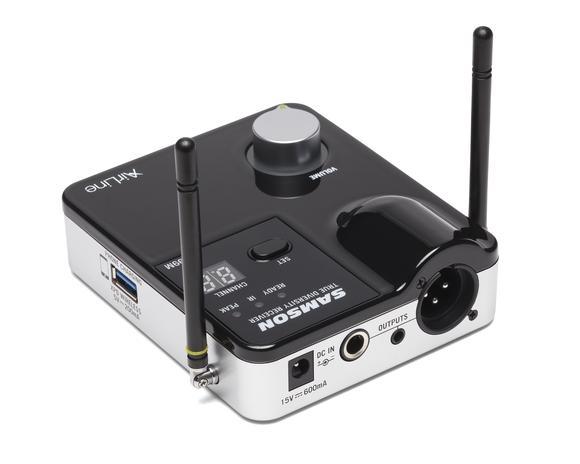 Samson AirLine 99m AH9 Wireless Headset with Microphone - Perfect for Fitness, Gaming & Online Meetings