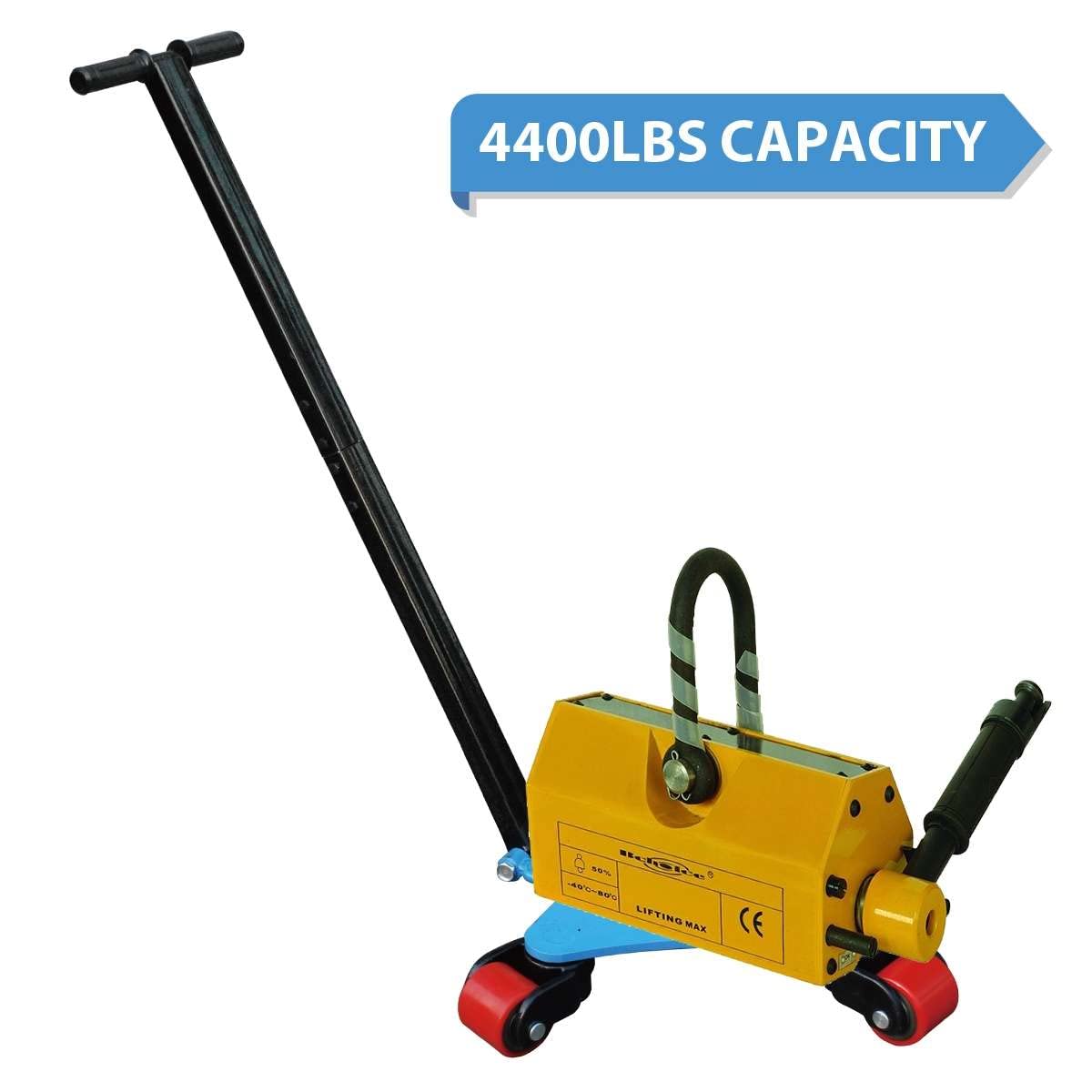 Heavy Duty Machine Skates 4400lbs Capacity - 2 Ton Machinery Movers with 3 Swivel Casters for Workshop, Warehouse & Industrial Equipment Transport - Perfect for Moving CNC Machines, Lathes & Heavy Machinery