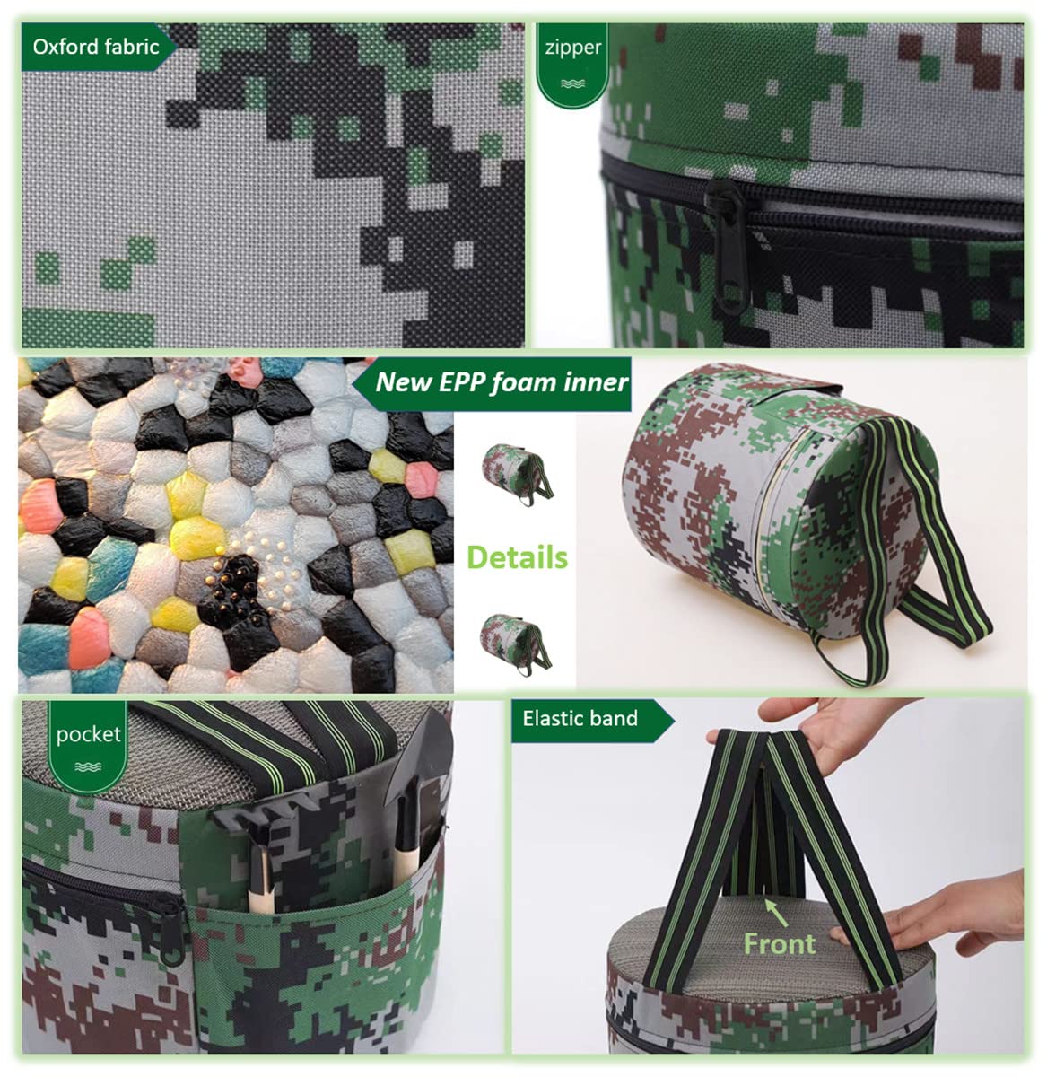 **Portable EPP Foam Garden Stool for Seniors & Women - Lightweight, Anti-Collapse, 9.8