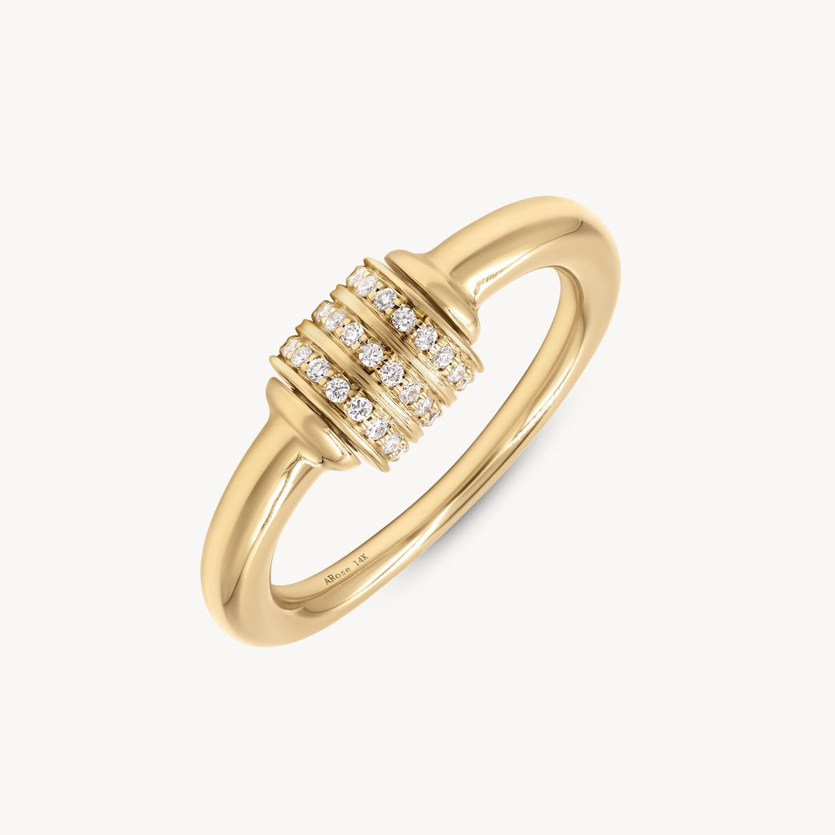Spinning Latch Ring - Durable Stainless Steel Spinner Ring for Anxiety Relief & Fidgeting - Perfect for Stress Relief, Meditation, and Focus Enhancement