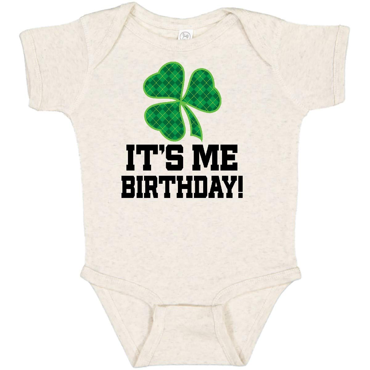 Inktastic Irish Shamrock Birthday Baby Bodysuit - Cute St. Patrick's Day Outfit for Newborns & Infants - Perfect for Birthday Parties, Family Photos & Holiday Celebrations