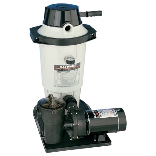 Hayward Perflex Pool Filter with 1.5 HP Matrix Pump & Hoses - W3EC50C93S | Above Ground Swimming Pool Maintenance System for Clean Water Filtration