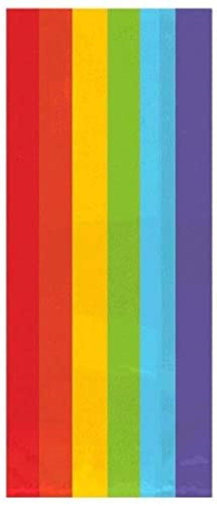 Amscan Rainbow Cellophane Party Favor Bags 11.5