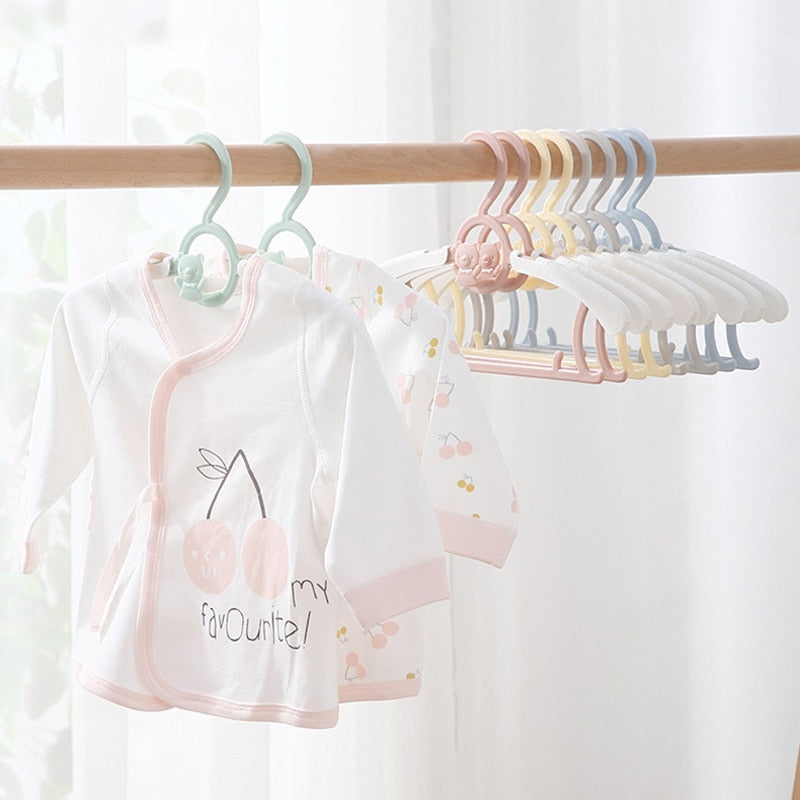 Baby Clothes Hangers - Durable Kids Closet Organizers & Space-Saving Drying Racks for Nursery & Toddler Room Organization | Perfect for Baby Shower Gifts & Children's Wardrobe Storage