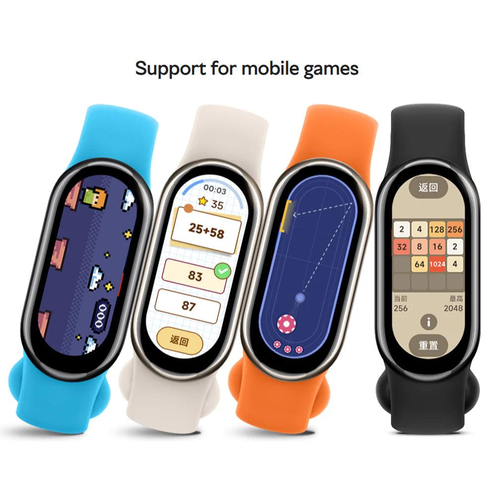 Xiaomi Mi Smart Band 8 Fitness Tracker - Heart Rate Monitor, Sleep Tracking, 50m Waterproof, 1.62