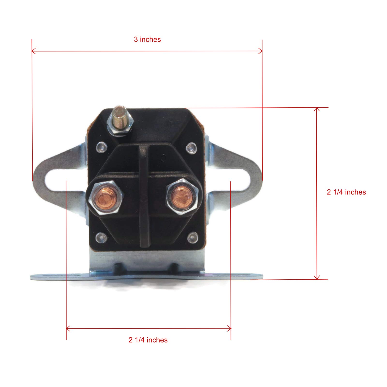 Universal 3-Post Relay Solenoid for Ariens EZR 1742 915013 & 915307 ZT Lawn Mowers - Compatible Replacement Part for Smooth Engine Starts - Perfect for Lawn Maintenance & Tractor Repairs