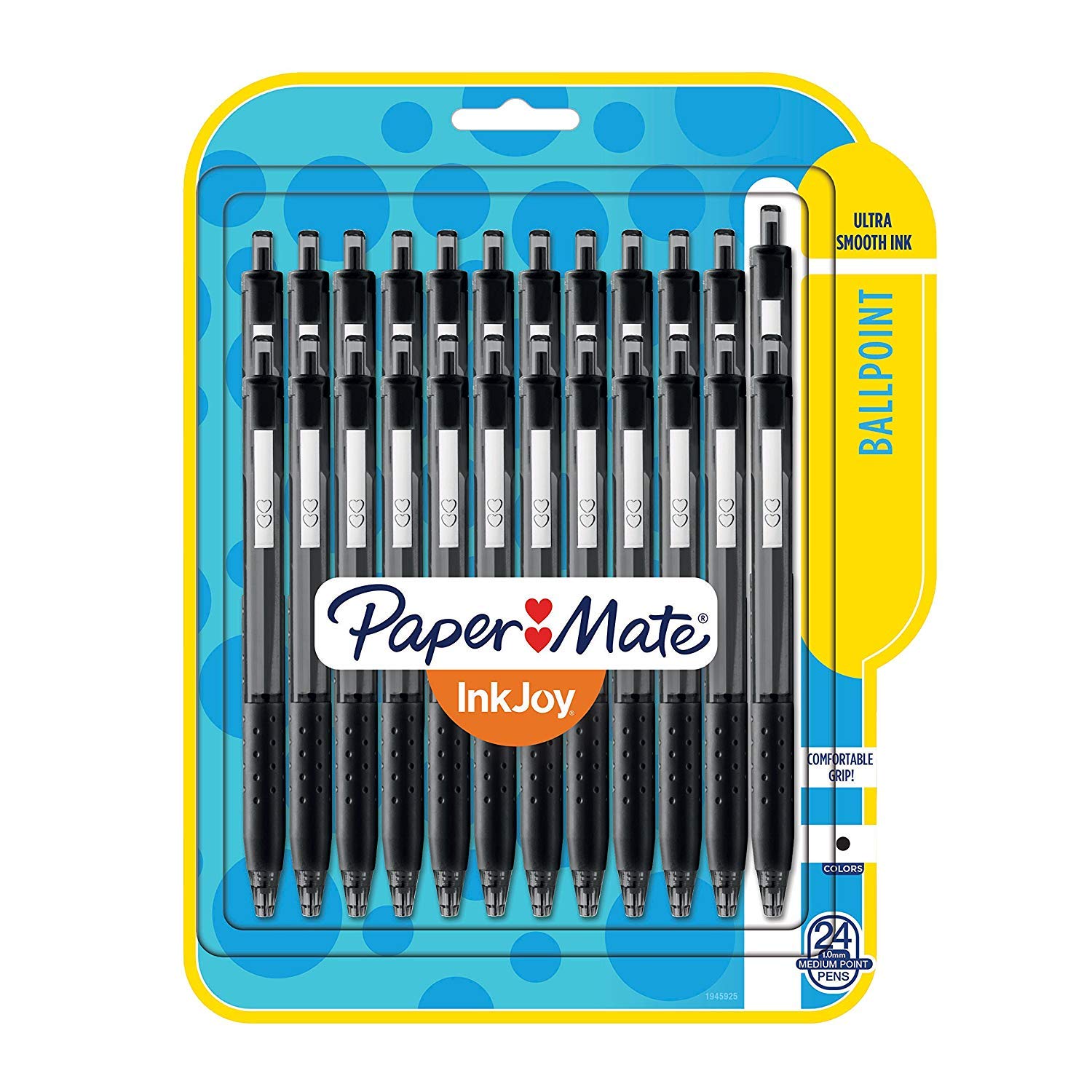 **Mate 1945925 InkJoy 300RT Retractable Ballpoint Pens - Medium Point, Black Ink (24 Count, Pack of 10, 240 Total) - Perfect for Office, School, Note-Taking & Everyday Writing**