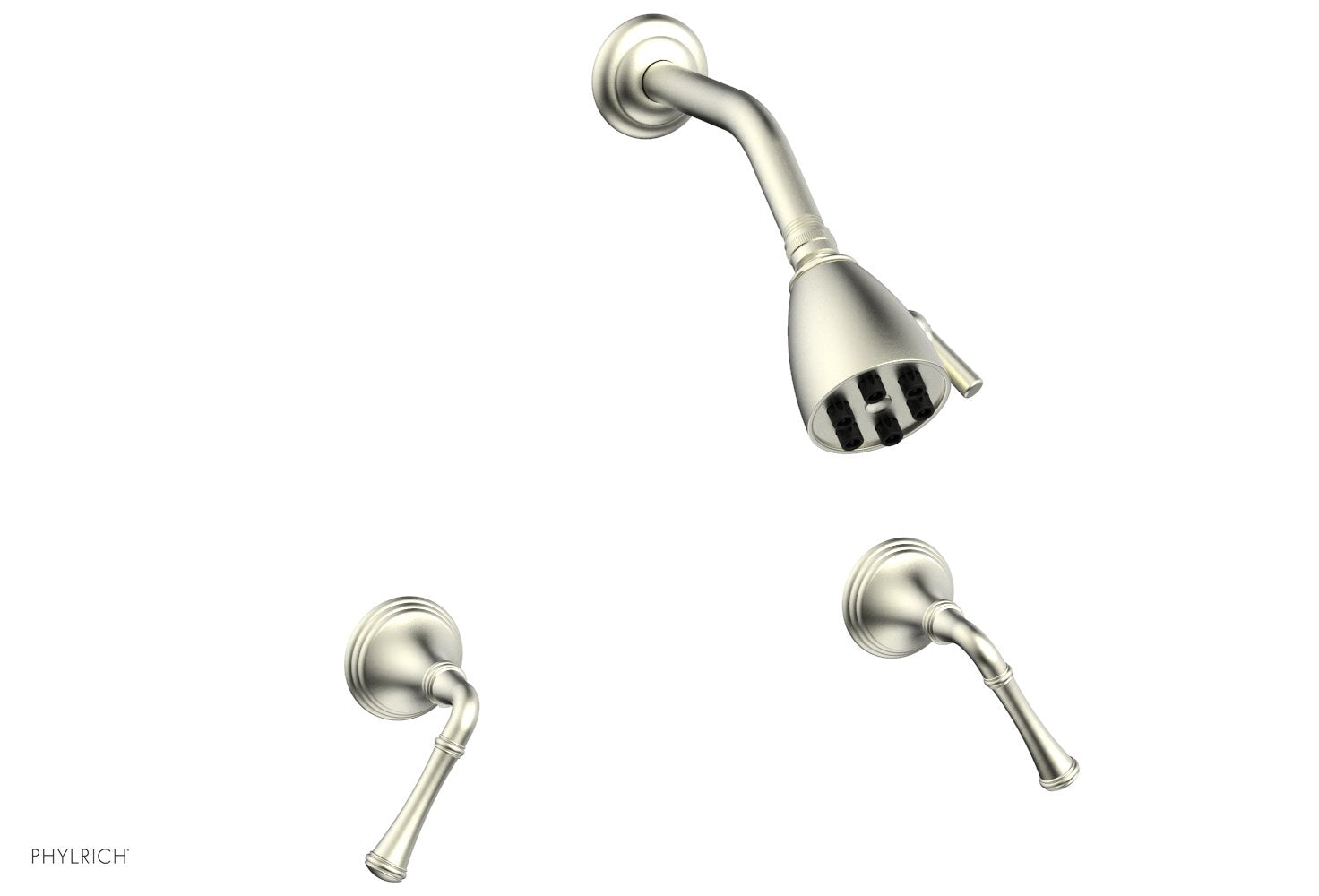 3RING Two Handle Shower Faucet Set D3205 - Chrome Finish Bathroom Shower System for Modern Homes, Perfect for Master Bath or Guest Bathroom Renovation