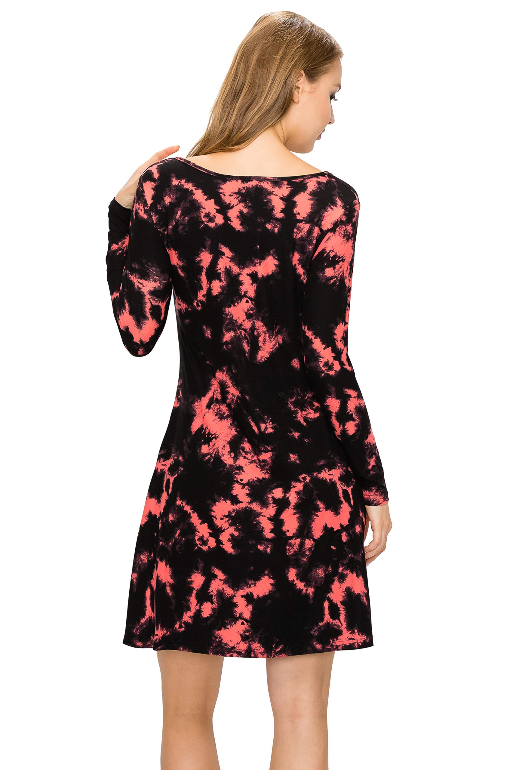 ALWAYS Women's Summer Tunic Dress - Sleeveless/Short Sleeve/Long Sleeve Swing Dress for Casual Wear, Beach Cover Up & Vacation Outfit | Flowy Comfort Fit for Women