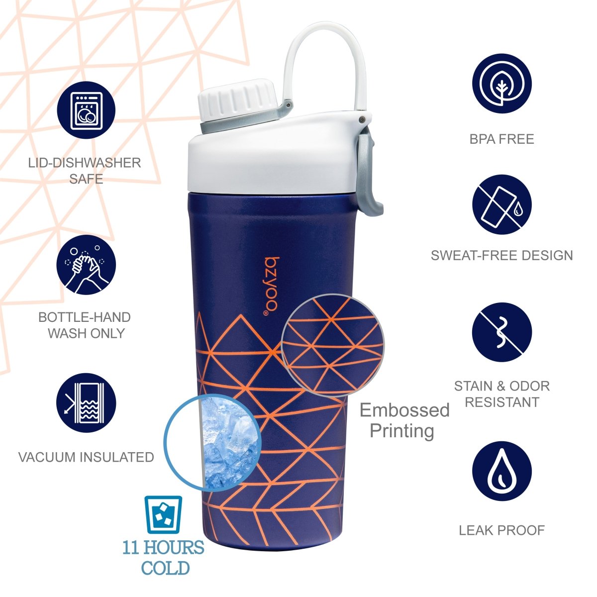 26oz Stainless Steel Double Wall Insulated Tumbler with Lid & Straw - Spidy Blue - Keeps Drinks Cold/Hot for Hours - Perfect for Outdoor, Gym, Office & Travel