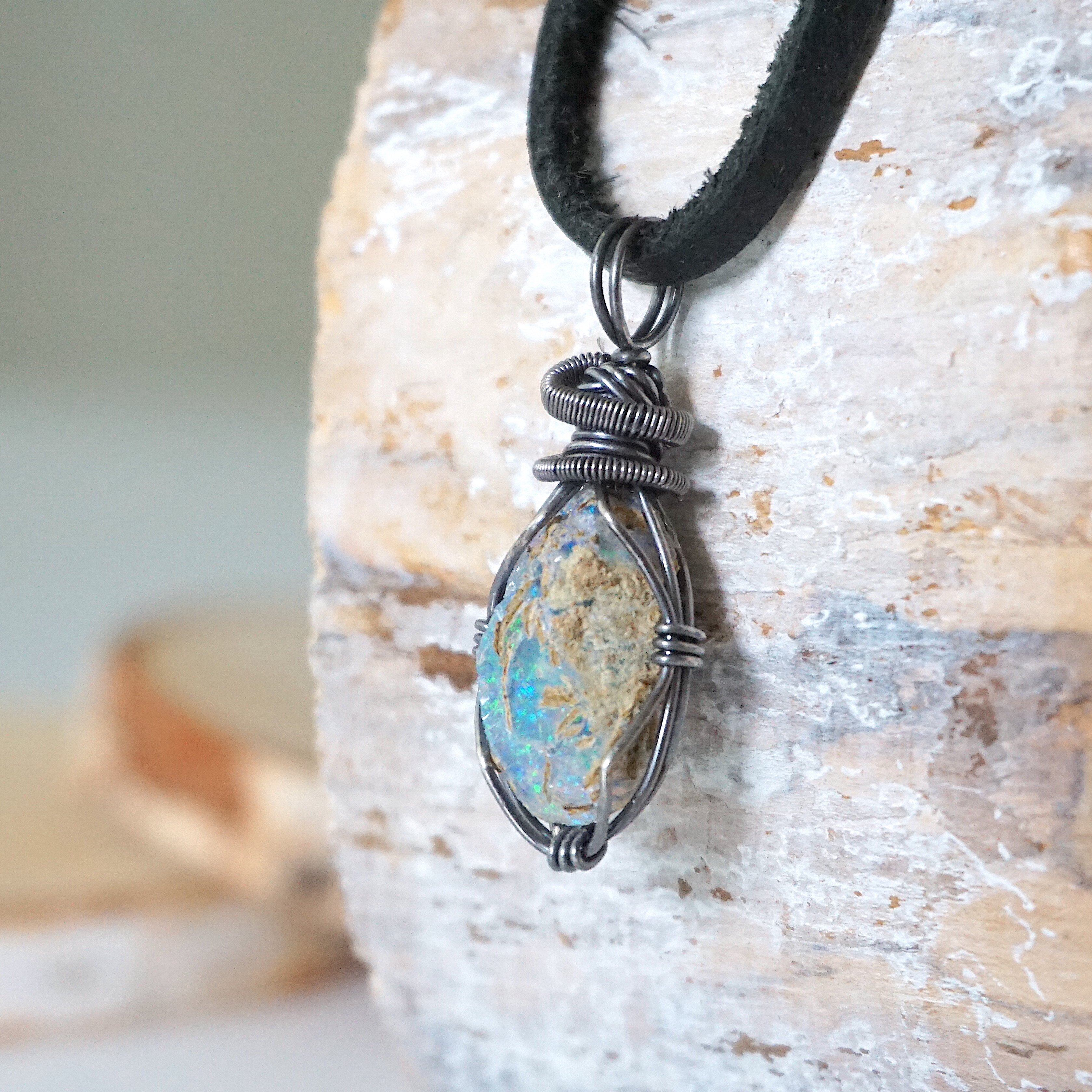 Vintage Fire Opal Pendant Necklace in Antiqued Silver - Elegant Jewelry for Women, Perfect for Weddings, Parties & Special Occasions