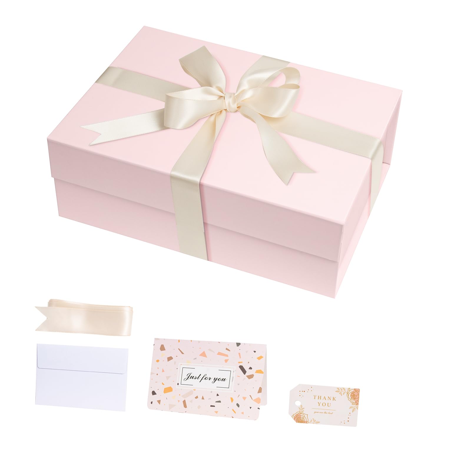 Pink Magnetic Gift Box 9x7x4