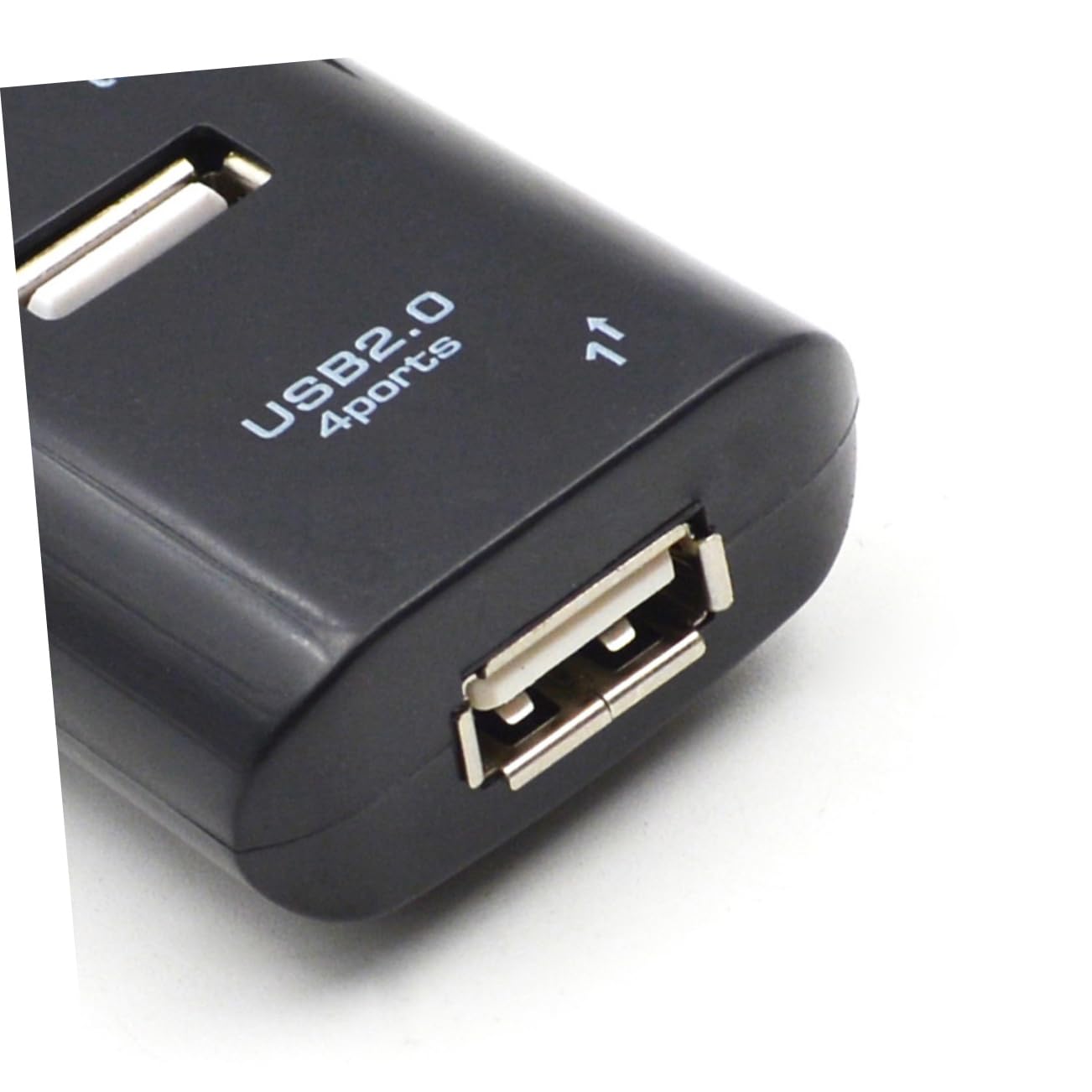 Mikikit 3-Port USB 2.0 Hub Splitter - High Speed Data Transfer Hub for Laptop, PC, Mac - Perfect for Home Office, Gaming & Charging Multiple Devices