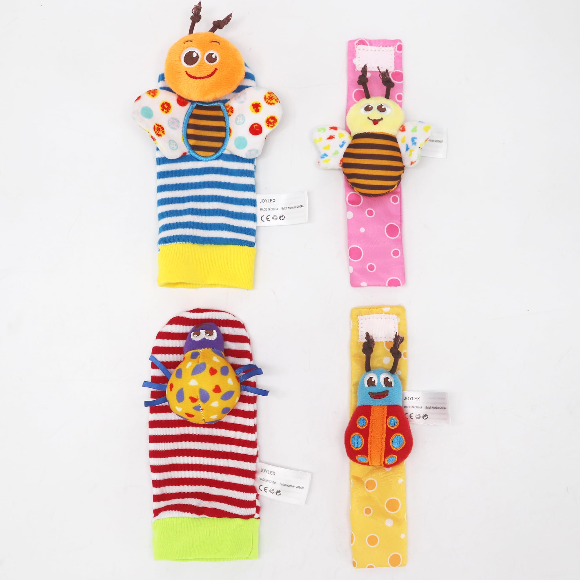 Soft Baby Rattle & Socks Set - Early Educational Toys Gift for Newborns - Playtime & Learning Fun