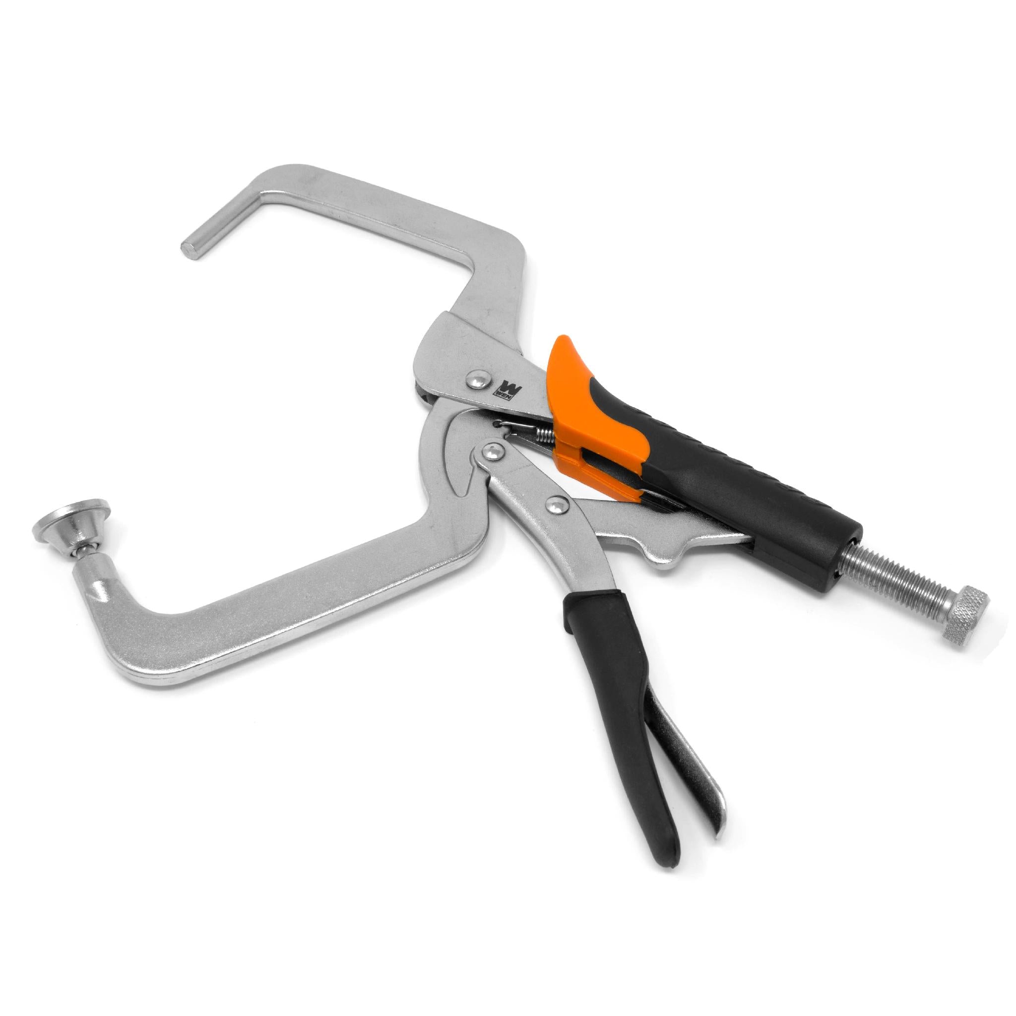 WEN CL436R 4 Inch Right Angle Clamp for Woodworking & Pocket Hole Joinery - Perfect for Cabinets, Furniture & DIY Projects