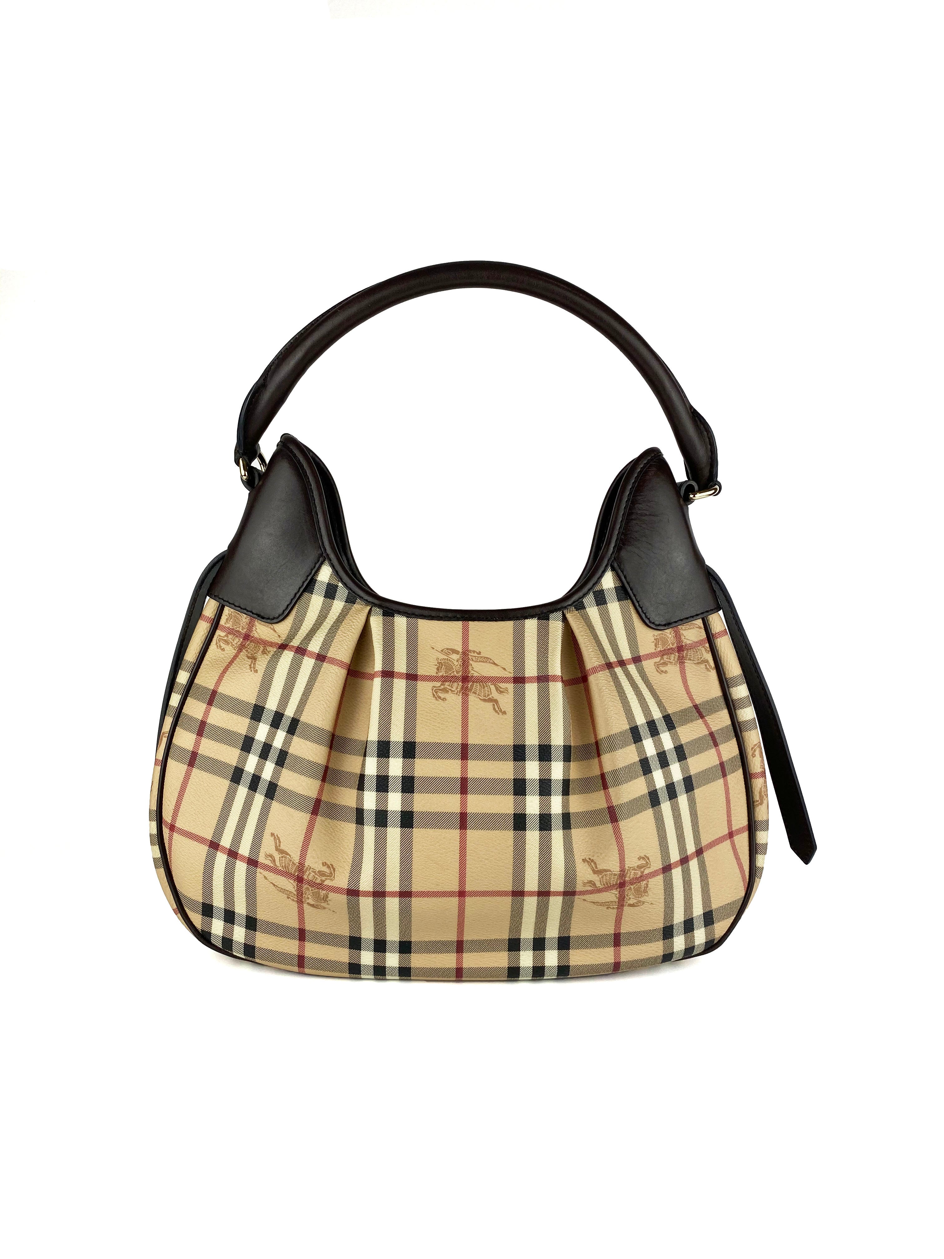 Burberry Monogram Tote Bag for Women - Luxury Designer Handbag with Signature Print, Perfect for Work, Travel & Everyday Use