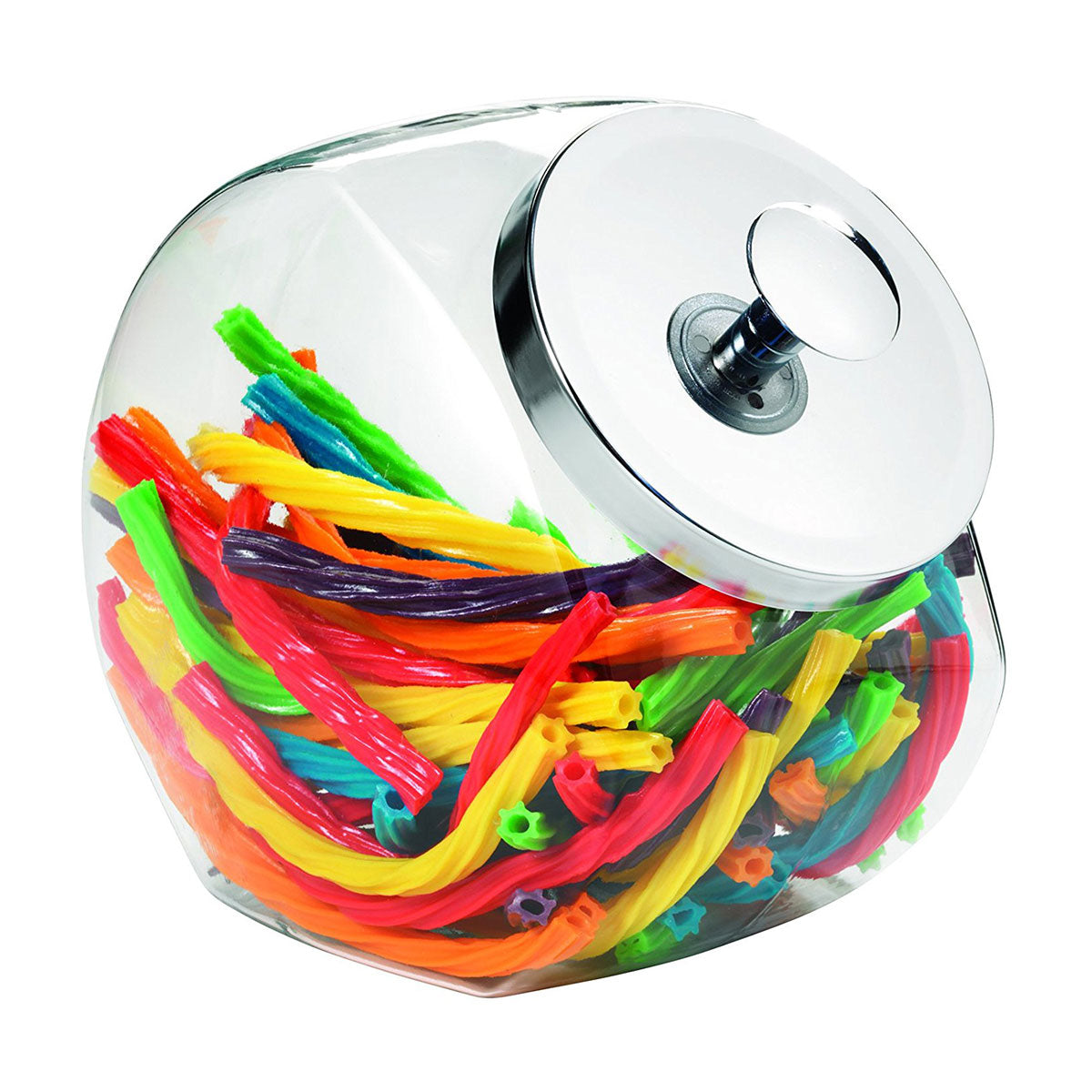 Anchor Hocking 69590R 1-Gallon Penny Candy Jar - Glass Storage Container for Candy, Cookies, Snacks, and Bulk Foods - Perfect for Kitchen, Pantry, and Candy Shop Organization