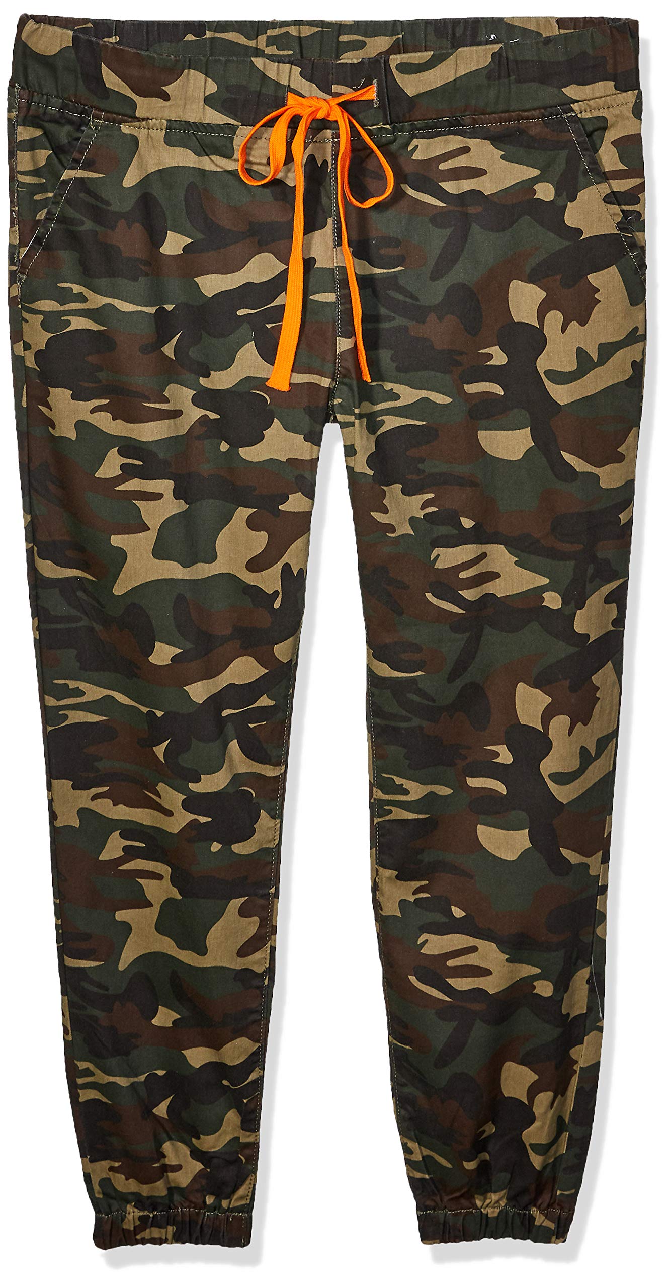COVER GIRL Women's Camo Print Skinny Joggers - Stretch Cargo Pants with Lace-Up Leg Detail | Casual Streetwear & Outdoor Activities