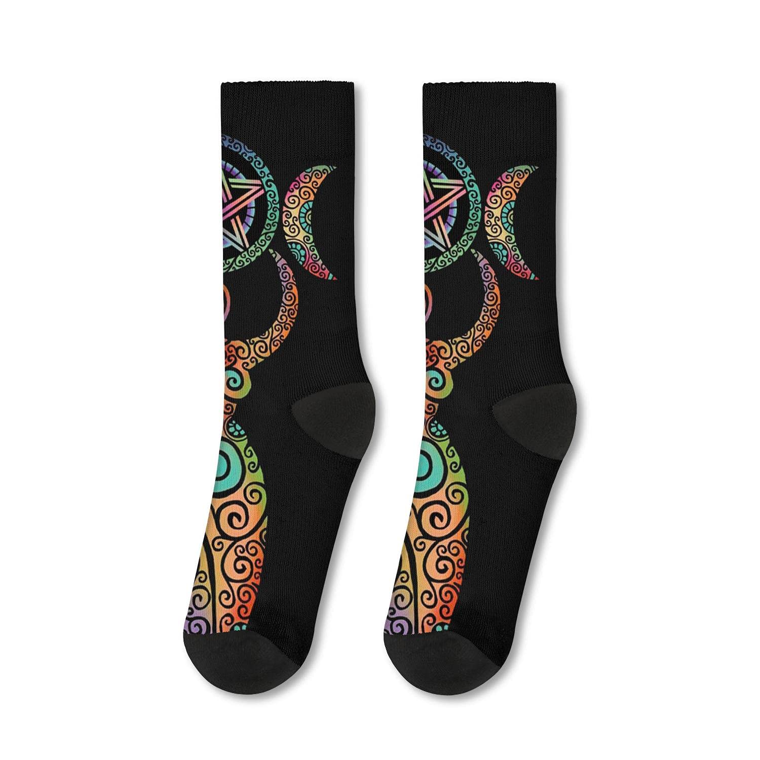 Comfortable High Ankle Crew Socks for Men & Women - Breathable Sports Socks with Cute & Funny Designs - Perfect Gift for Runners, Gym Enthusiasts & Casual Wear