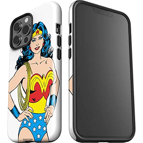 Skinit Impact-Resistant Phone Case for iPhone 13 Pro Max - Official DC Comics Wonder Woman Design | Durable Protection with Superhero Style | Perfect for Fans, Daily Use & Gift Giving