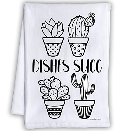 Funny Kitchen Towels with Sayings - Cute Multi-Use Dish Towels for Women, Perfect Housewarming Gift, Ideal for Kitchen Decor, Cooking, and Cleaning