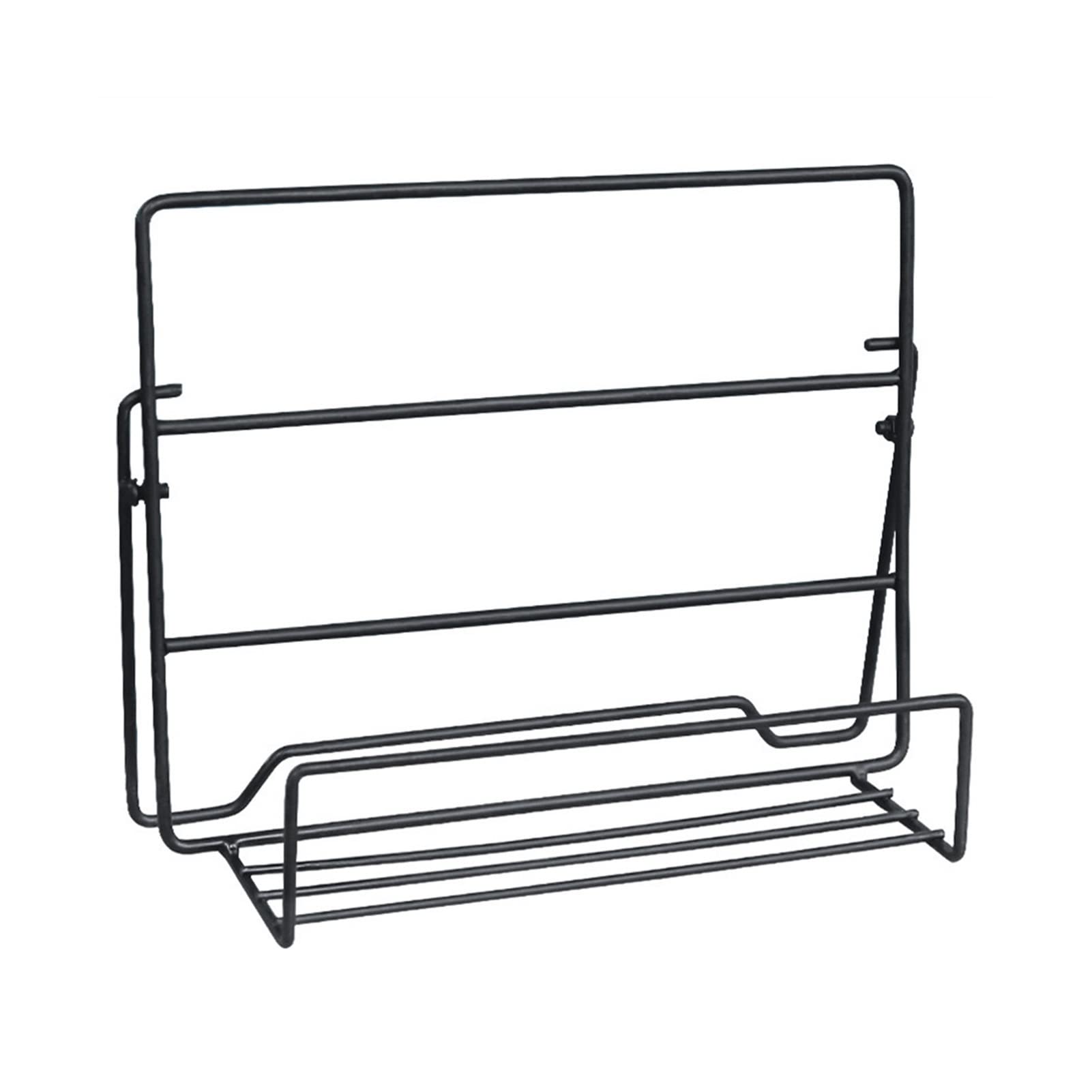 TOMYEUS Jewelry Display Stand - Elegant Golden Earring & Necklace Holder for Home Dressing Table - Perfect for Bracelet Storage & Jewelry Organization - Black Jewelry Organizer for Women's Accessories - Ideal for Bedroom Vanity, Boutique Display & Gift Packaging