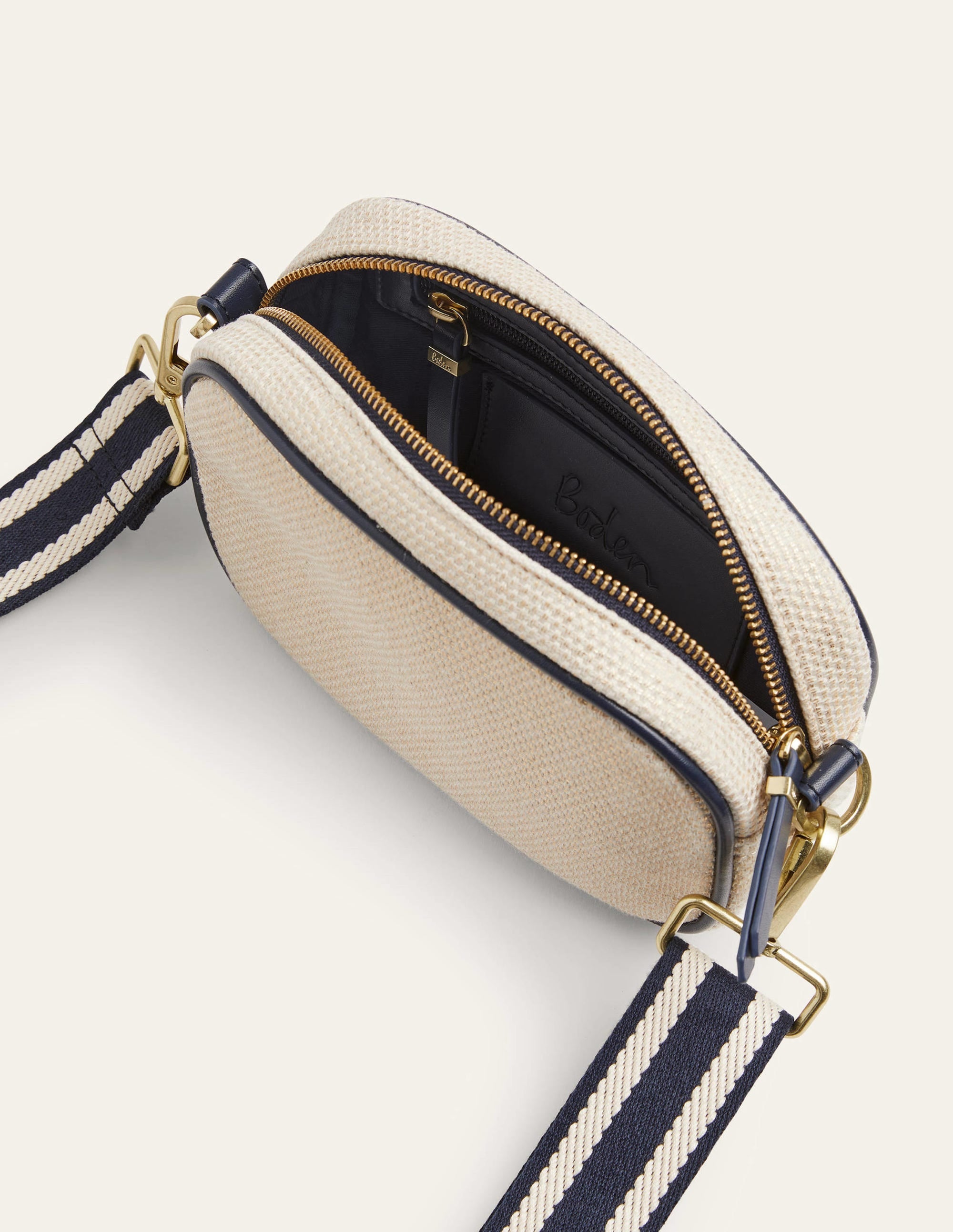 Stylish Gold Metallic Canvas Crossbody Bag for Women - Perfect for Travel, Shopping & Everyday Use