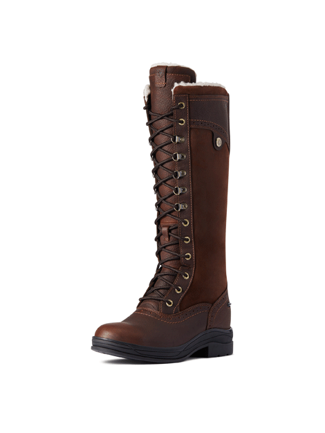 Ariat Wythburn Tall Waterproof Boots for Women - Western Riding & Outdoor Work - Durable Leather & Comfortable Fit for Horseback Riding, Farming & Hiking