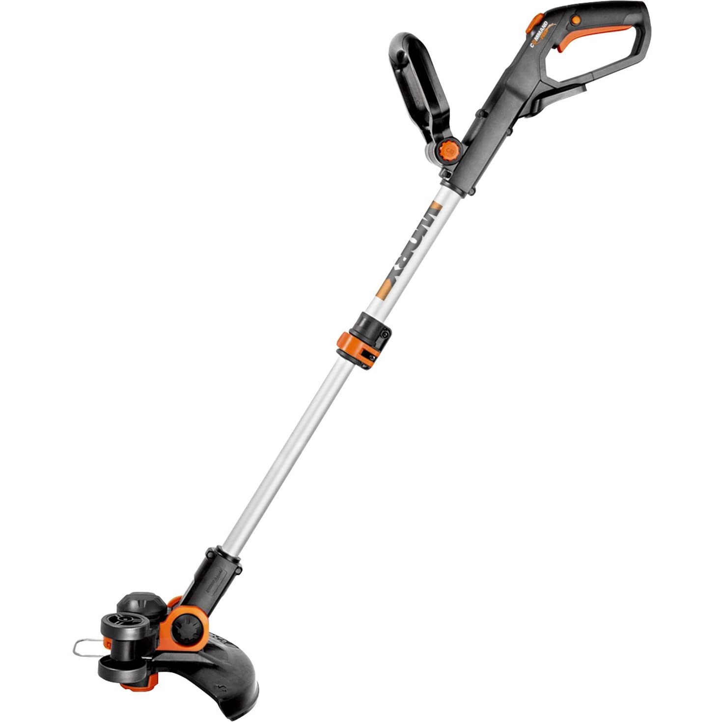WORX WG163.10 GT 3.0 20V PowerShare 12-Inch Cordless String Trimmer & Edger - 2 Batteries & Fast Charger Included (Black/Orange) - Perfect for Lawn Care, Yard Maintenance & Landscaping