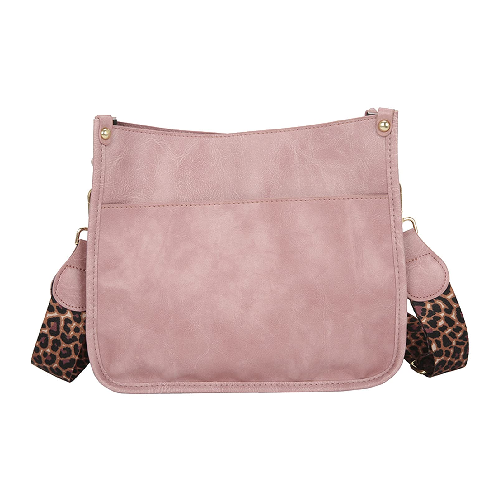 Stylish Leopard Print Leather Briefcase for Women - Professional Work Bag with Shoulder & Crossbody Strap - Laptop Backpack Purse for Office, Business Travel & Daily Commute