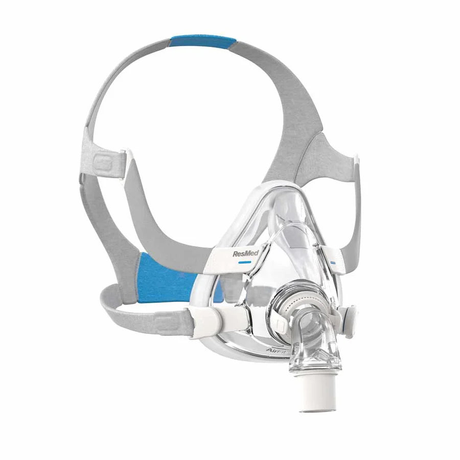 ResMed AirFit F20 Full Face CPAP Mask for Sleep Apnea - Comfortable & Secure Fit for Side Sleepers & Back Sleepers - Ideal for Home & Travel Use