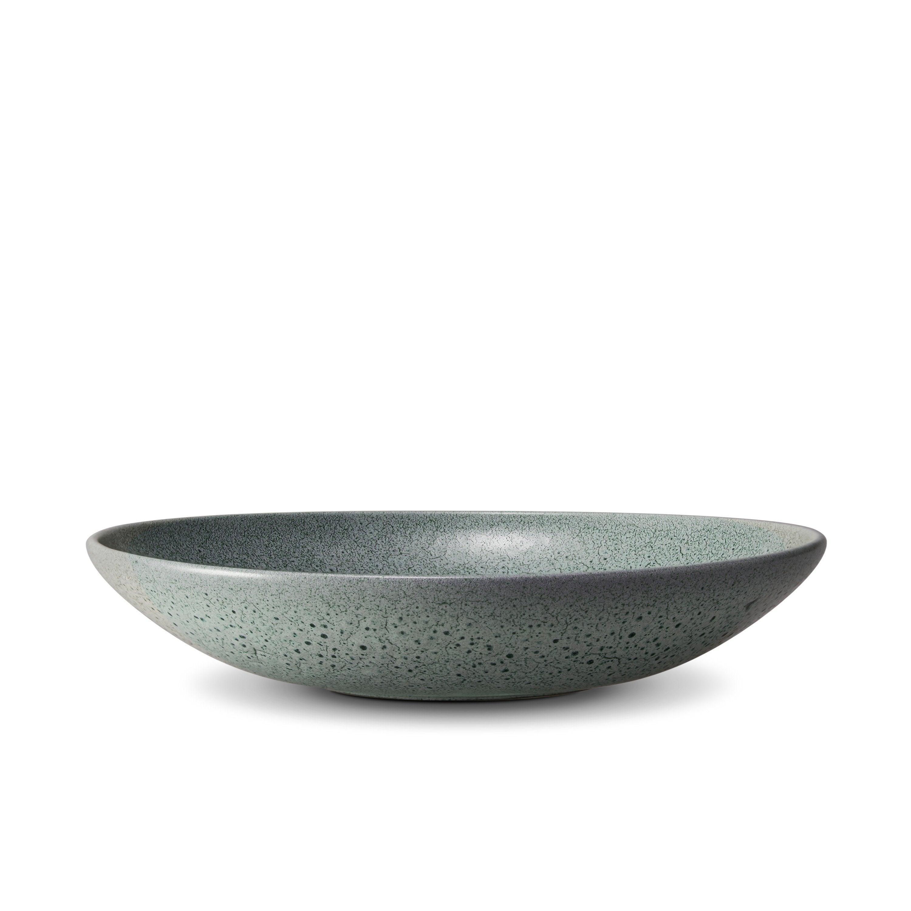 Terra Coupe Bowl in Seafoam Green - Premium Ceramic Serving Bowl for Salads, Pasta & Desserts | Perfect for Dinner Parties & Home Decor