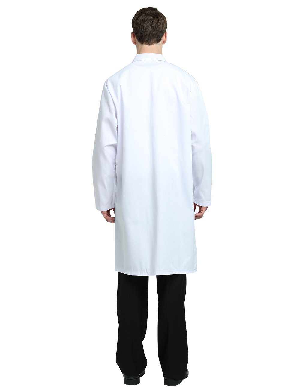 TopTie Unisex Scrubs Lab Coat - Professional Doctor Uniform Workwear with Long Sleeves for Medical Staff, Nurses & Healthcare Workers - Perfect for Hospitals, Clinics & Labs