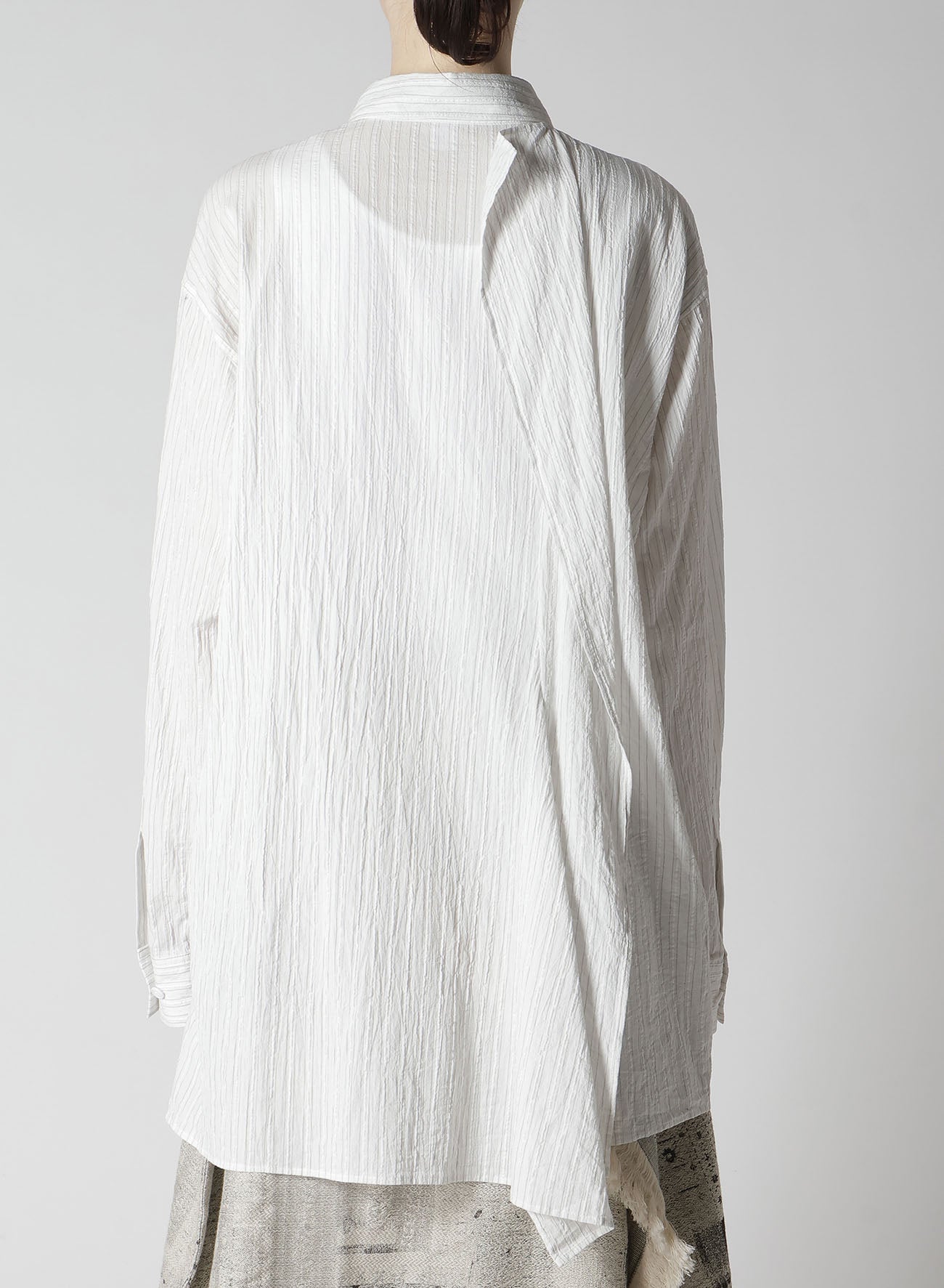 Stylish Cotton Voile Back Side Cloth Stripe Blouse for Women - Perfect for Casual Outings, Office Wear & Summer Fashion