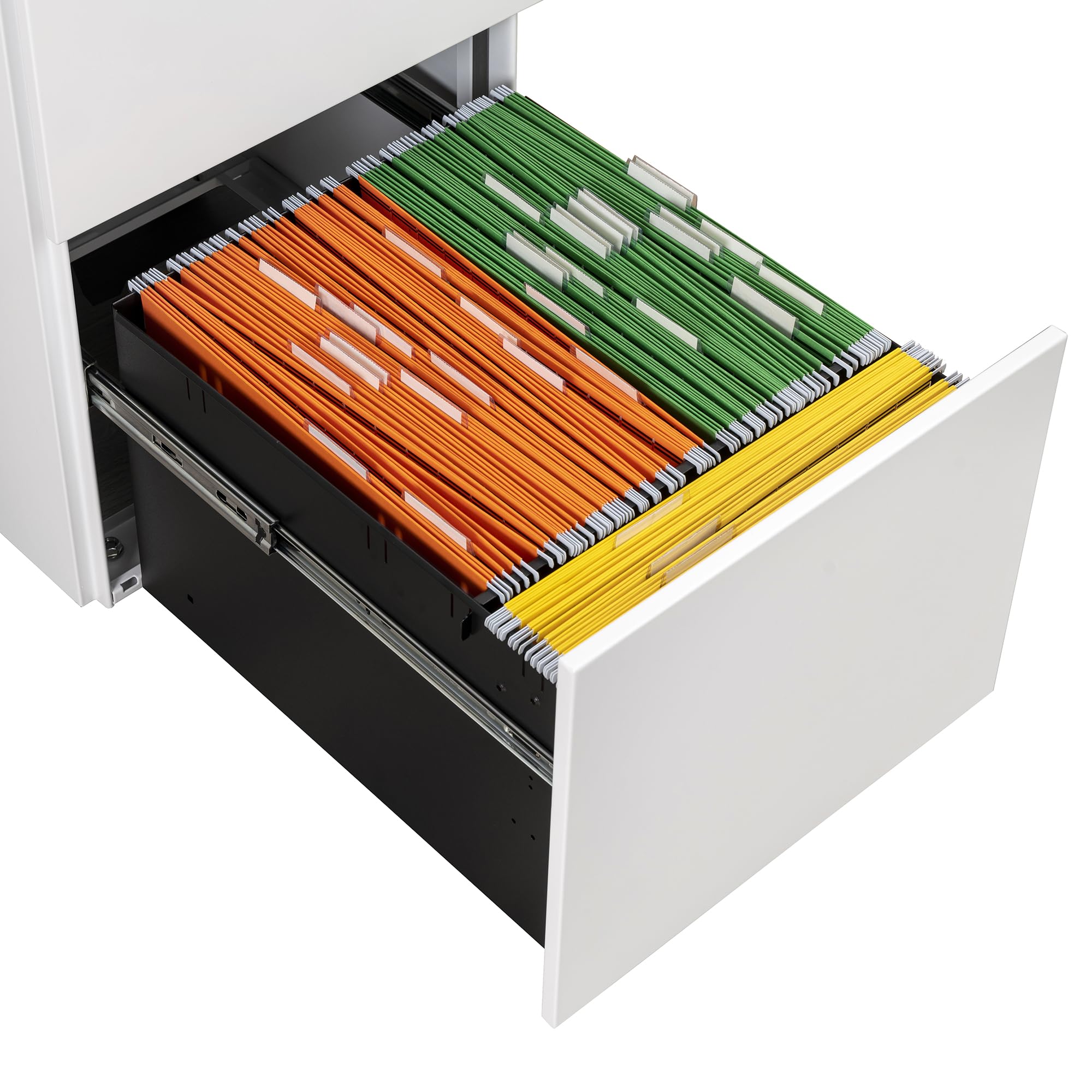 JULYFOX 2-Drawer Mobile File Cabinet with Lock - 27.2