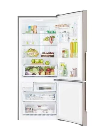 Electrolux EBE4500B 425L 2-Door Refrigerator - Energy Efficient Large Capacity Fridge for Home & Kitchen Use
