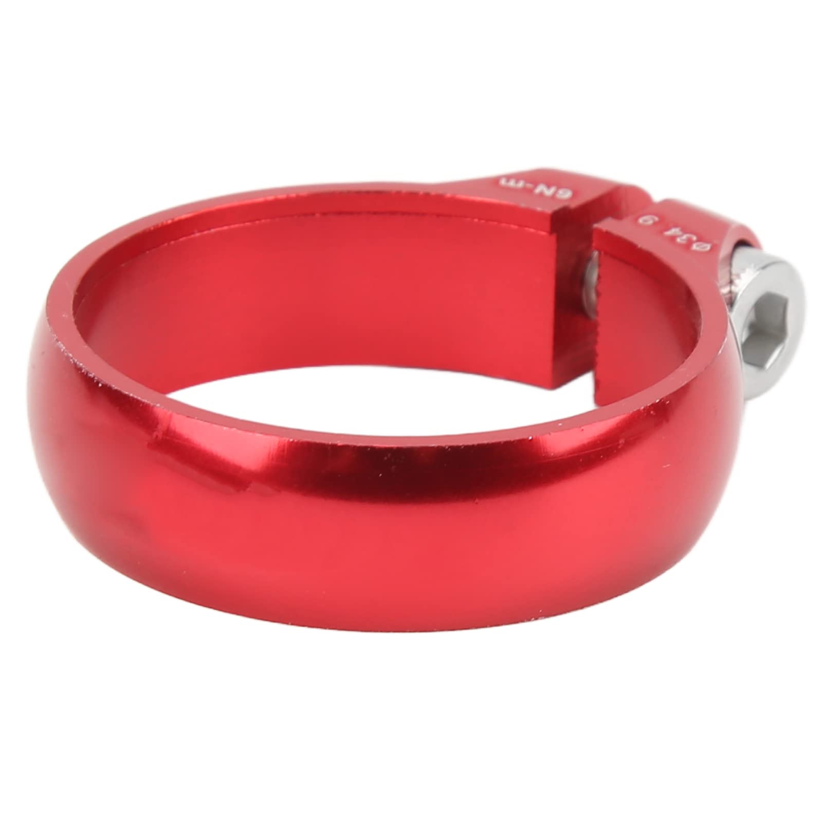 Demeras 34.9mm Seatpost Clamp - Anodized Anti-Slip Corrosion Resistant Ultralight Aluminum Alloy Bike Seat Clamp for 30.8mm/1.21in Saddles - Perfect for Mountain Bikes, Road Bikes & BMX Cycling Accessories