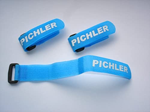 Pichler C4740 Heavy Duty Velcro Straps with Strong Adhesive - Adjustable Fastening for DIY, Cable Management, and Outdoor Gear Organization
