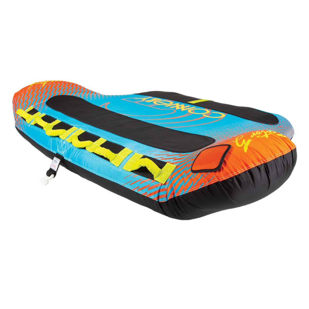 Connelly Raptor 3 Towable Tube - 3 Person Inflatable Water Tube for Boating & Lake Fun - Perfect for Family, Friends & Summer Water Sports
