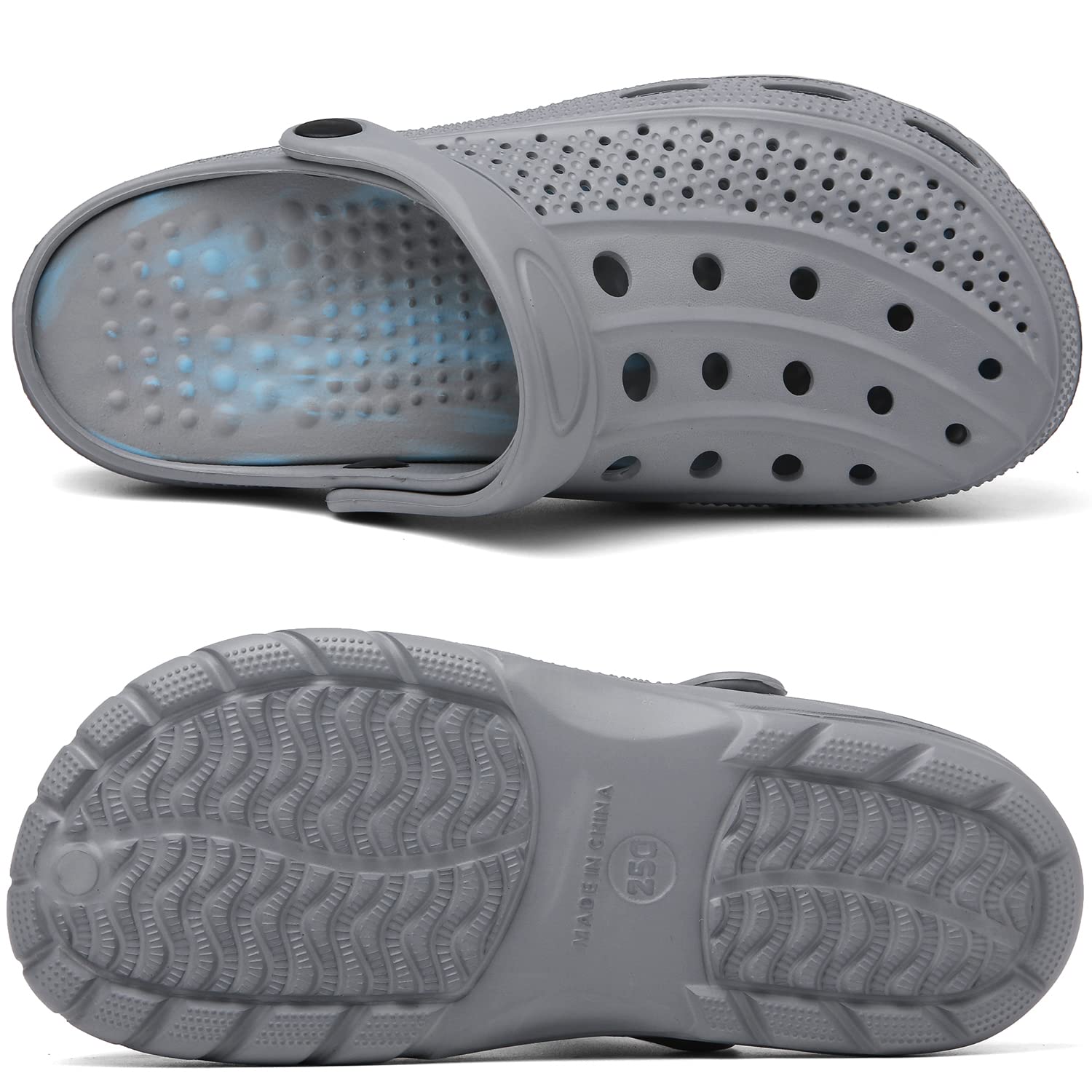 ChayChax Arch Support Clogs for Men & Women - Slip-On Garden Shoes with Removable Cushion Footbed - Perfect for Outdoor, Beach & Casual Wear
