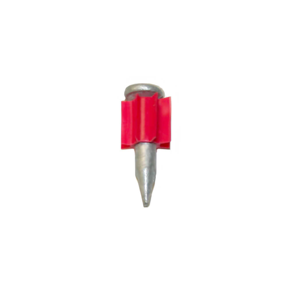DuraDrive 3/4 in. x .300 in. Bright Finish Flat Head Fluted Concrete & Steel Drive Pins (100 Pack) - Heavy Duty Fasteners for Construction, Masonry & Steel Framing Projects