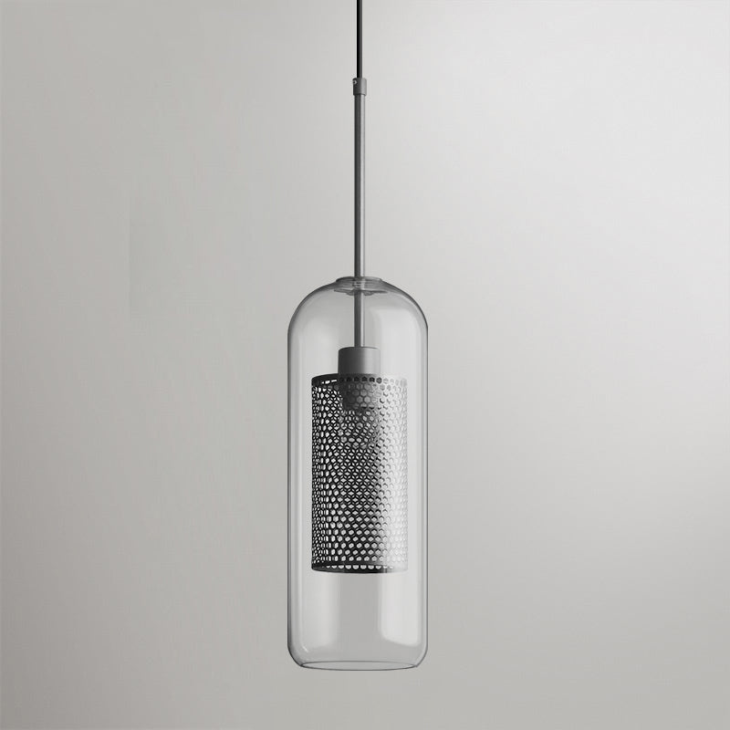 Chiswick Glass Pendant Light - Modern Hanging Ceiling Lamp for Kitchen Island, Dining Room & Bedroom Lighting