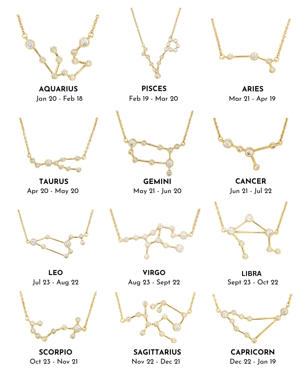 Beautiful Sterling Silver 'When Stars Align' Constellation Necklace – Perfect for Birthdays, Anniversaries & Romantic Gifts | Elegant Zodiac Jewelry for Women